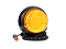 LED Roterande varningsljus gul. 12- 24V Kabel 3m med koppling för cigarettuttag. Magnetfäste